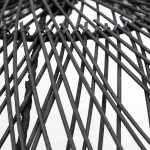 Suspension en rotin noir Le Chapeau – L