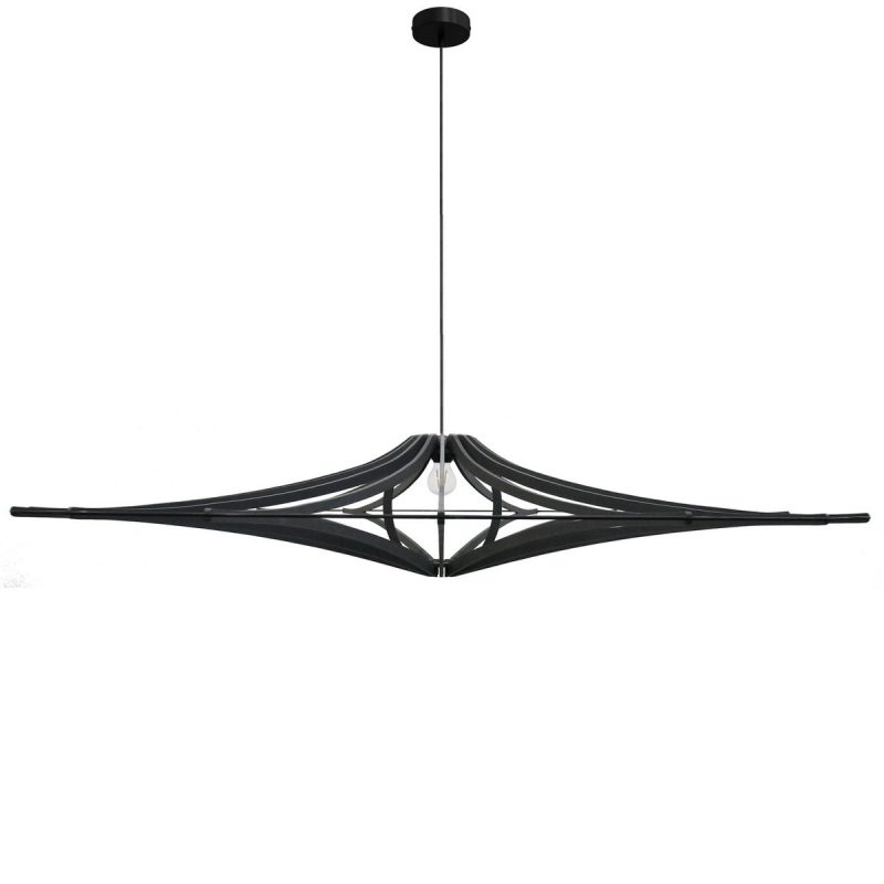 Suspension design XL Singing noire – Ø160 cm