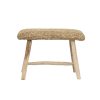 Le banc en raphia - Naturel