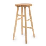 Tabouret de bar en bois de teck Kedut