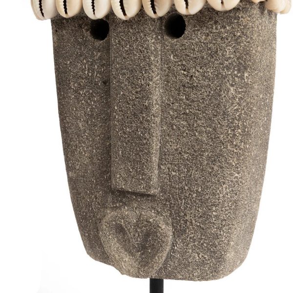 Statue en pierre Sumba – Gris