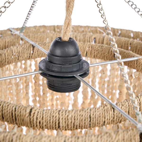 Lustre Coquille Lagon - Naturel - L