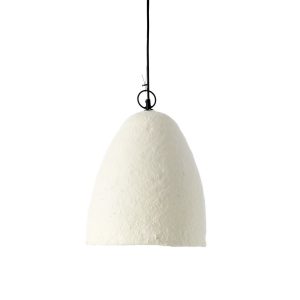 39fe9f4f-2733-4f3c-896f-db587608c9e1_1200x1200_fill.jpg Suspension Savana - Blanc - S en papier maché, luminaire artisanal design minimaliste pour intérieur