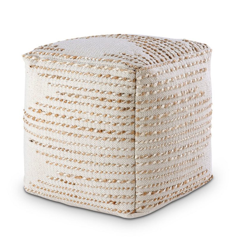 Pouf en jute – Naturel