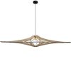 Suspension Design XL D160 cm SINGING BRUT en MDF brut suspension grand format fabrication française