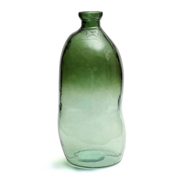 Vase Jinsuo vert en verre , une pièce décorative et élégante pour sublimer l’intérieur.