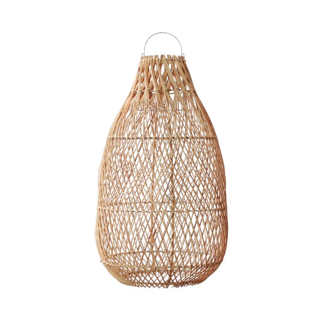 Suspension Kendi en rotin naturel – M – Image 5