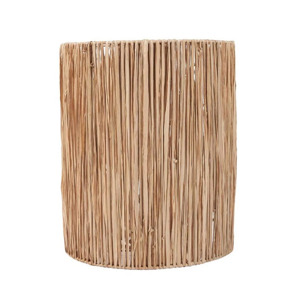 Applique murale en sisal naturel vue de face