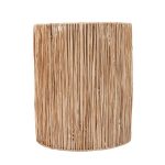 Applique murale en sisal naturel vue de face