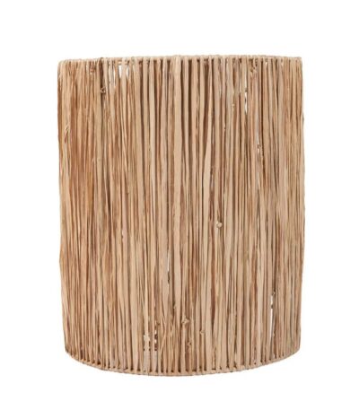 Applique murale en sisal naturel vue de face