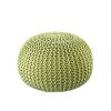 Pouf en maille tricot 45 cm