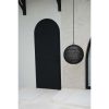 Suspension en rotin Bulle – Noir – S