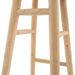 Tabouret de bar en bois de teck Kedut