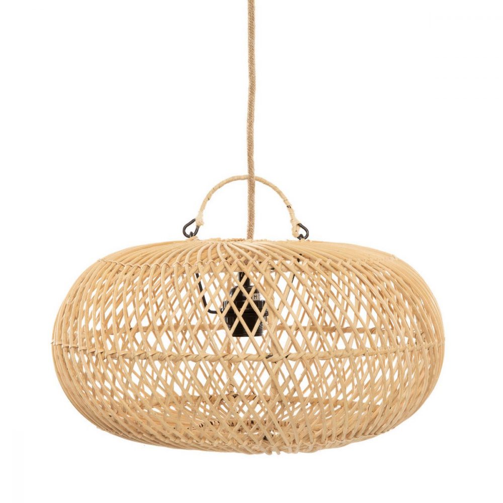 Suspension Wholely en rotin naturel – S