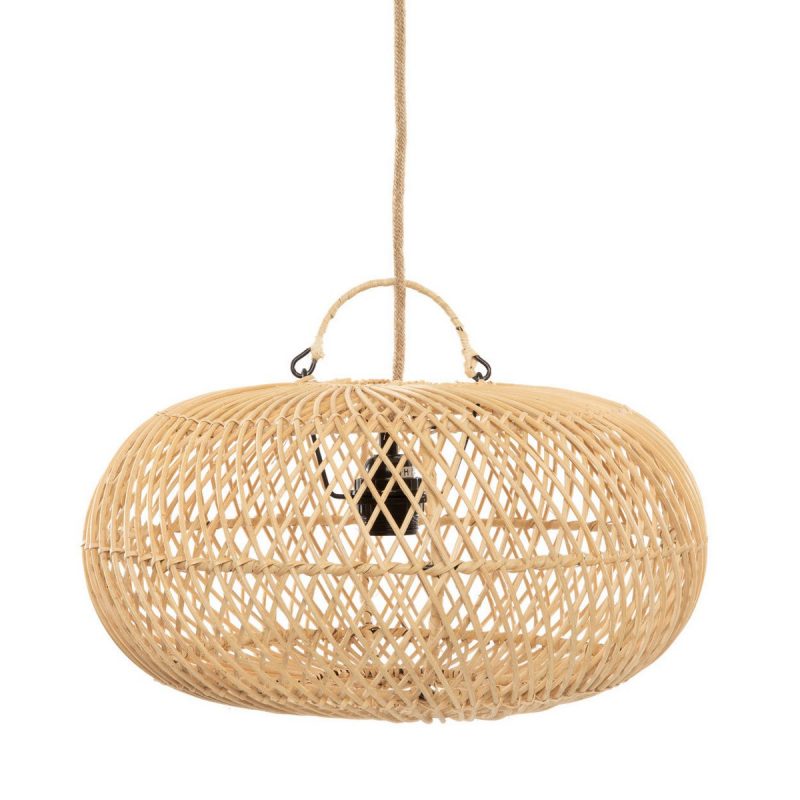 Suspension Wholely en rotin naturel – S