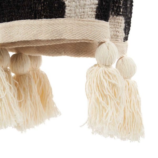 Jeté Aztèque - Noir Naturel