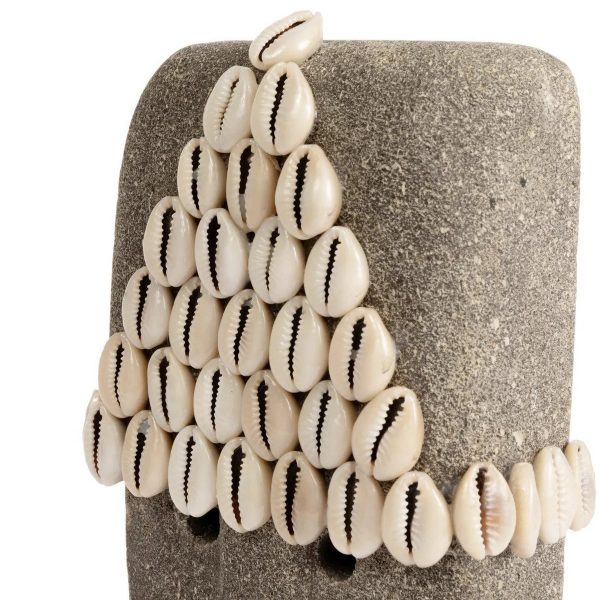 Statue en pierre Sumba – Gris