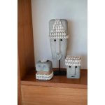 Statue en pierre Sumba – Gris