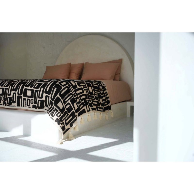 Jeté Aztèque – Noir Naturel