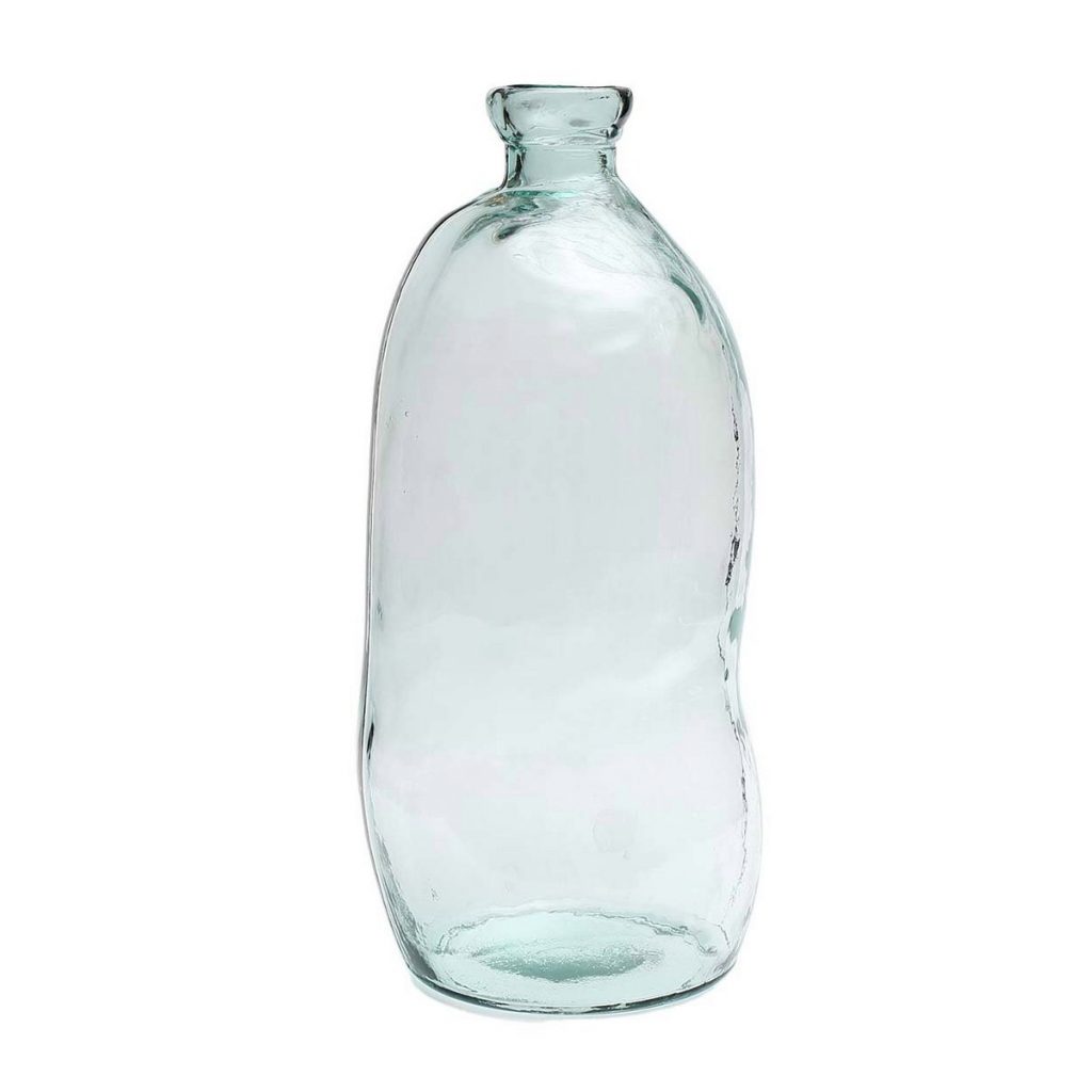 Vase Jinsuo Bleu au design organique et élancé