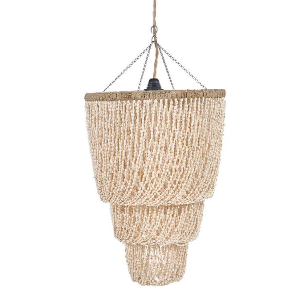 Lustre Coquille Lagon – Naturel – L