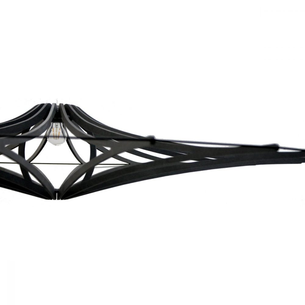 Suspension design XL Singing noire – Ø160 cm