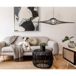Suspension bois noir SINGING - D124