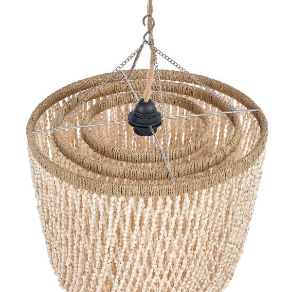 Lustre Coquille Lagon - Naturel - L