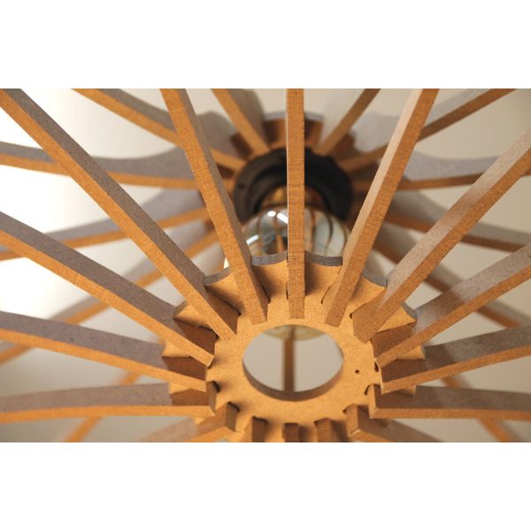 Suspension bois brut SINGING - D65