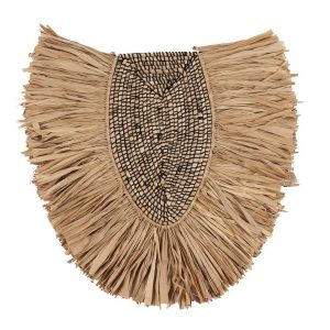 Décoration murale naturelle Nahla – Décoration murale bohème en fibres naturelles