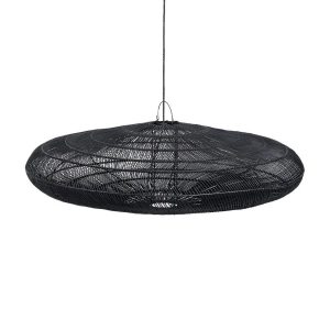 e7131e2c-2646-48ee-a3a7-54c7aaf819cc_1200x1200_fill.jpg Suspension Macaron - Noir - XL en rotin tressé a la main diamètre 150cm luminaire artisanal