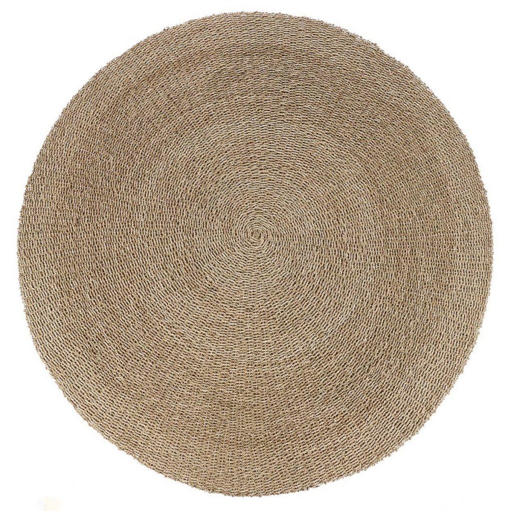 Tapis I'm - Naturel rond en sisal naturel tressé diamètre 200 cm