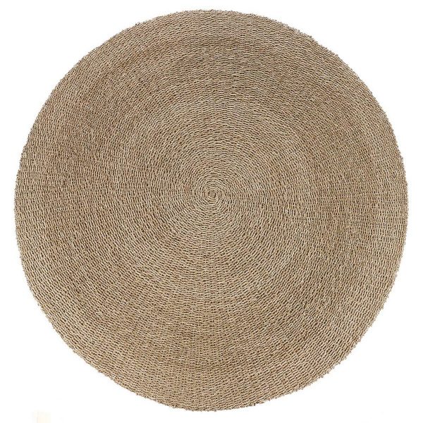 Tapis I'm - Naturel rond en sisal naturel tressé diamètre 200 cm