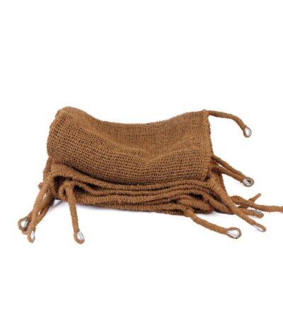 Carré Coco Shade naturel 300x300 en fibre de coco, voile d’ombrage carrée extérieure style organique
