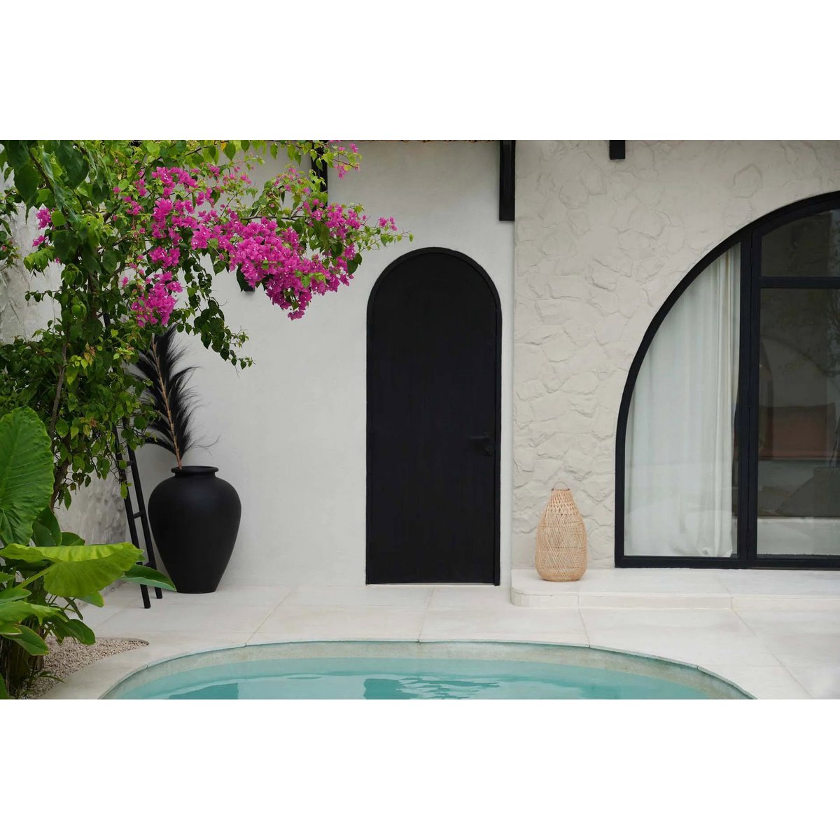 Suspension Kendi en rotin naturel – M – Image 2