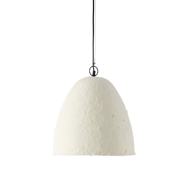 f829bcfb-4a56-42d4-b3d9-8ac3393ce9c7_1200x1200_fill.jpg Suspension Savana - Blanc - L en papier mâché, luminaire artisanal blanc design minimaliste, suspension déco contemporaine grand format