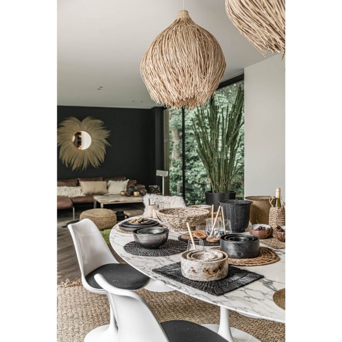 Le Pendentif Shaggy Figue – Naturel – L