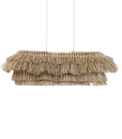 suspension Nyang Nyang naturel - en herbes marines naturelles grand format