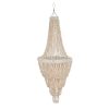 Lustre en coquillage Ocean Tower - L cascade de coquillages style bord de mer