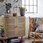 Buffet en bois de manguier et rotin Bandol