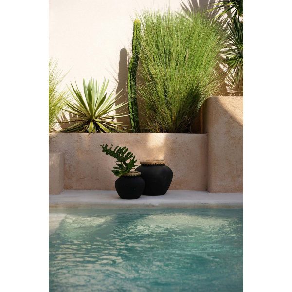 Le Vase Styly – Noir Naturel – L