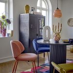 Armoire en bois et rotin noir - Marikka