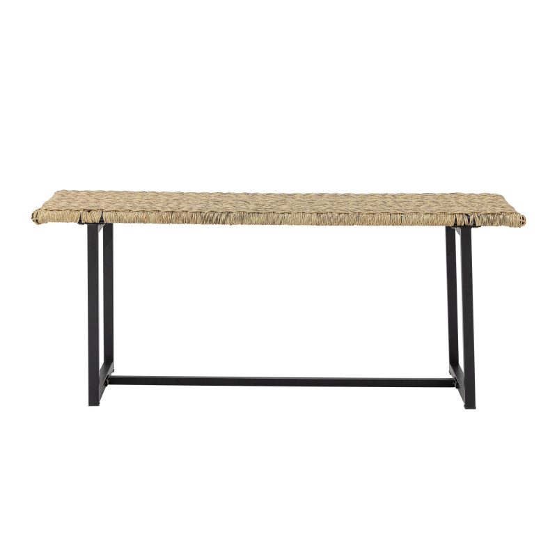 Banc en polyrattan naturel ADILLY