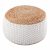 jute naturel blanc