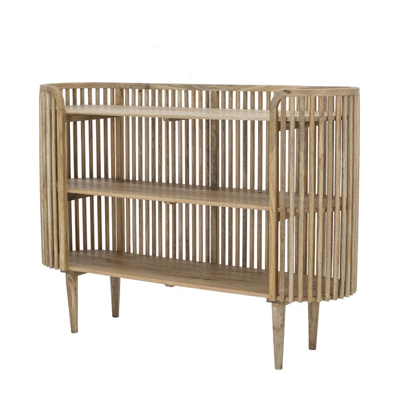 Bibliothèque en bois de manguier Sali – Nature