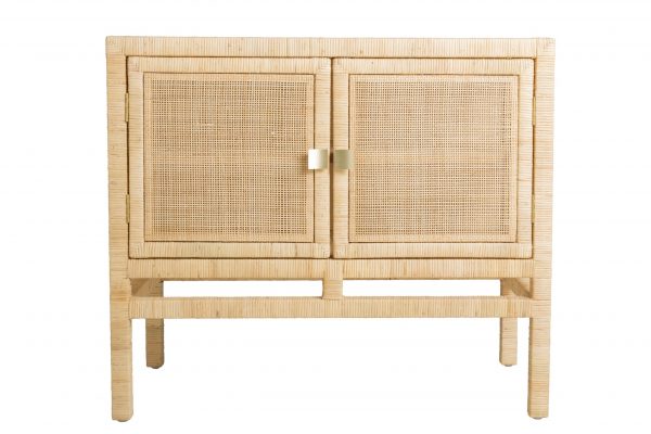 Buffet 2 portes en rotin et cannage SAIGON