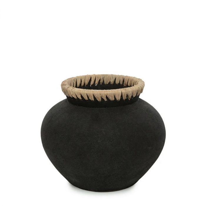 Le Vase Styly – Noir Naturel – M