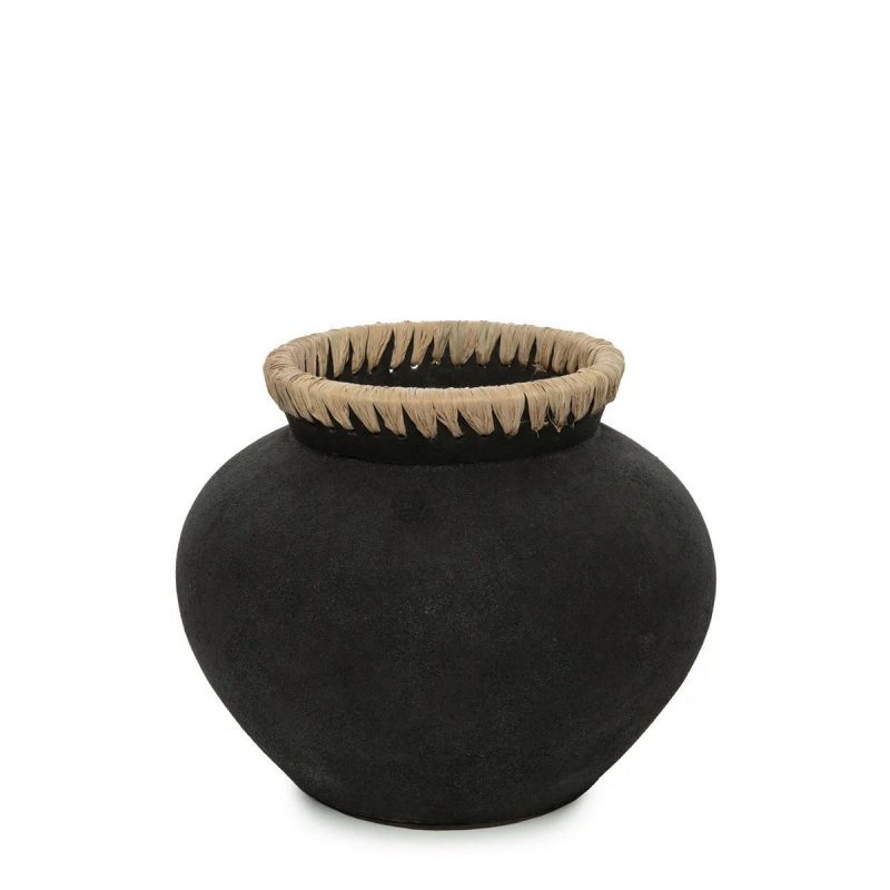 Le Vase Styly – Noir Naturel – M