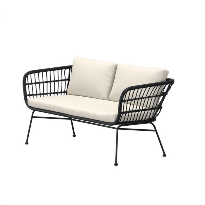 Canapé lounge Isola – Noir