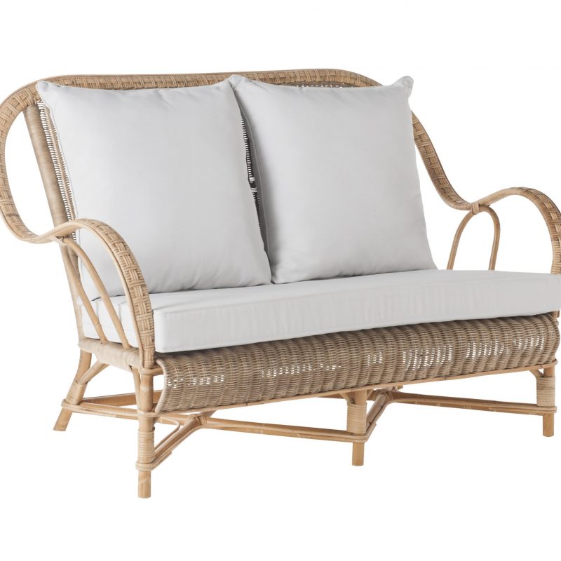 Canapé en rotin tressé NANTUCKET